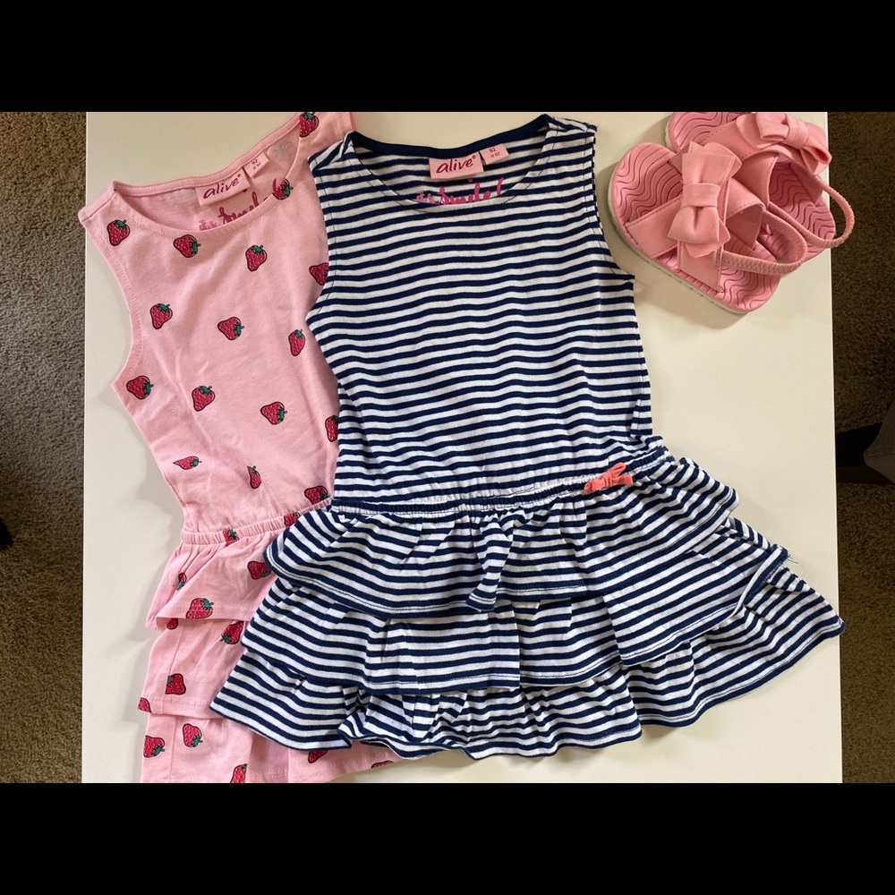Toddler girl dresses with sandals
